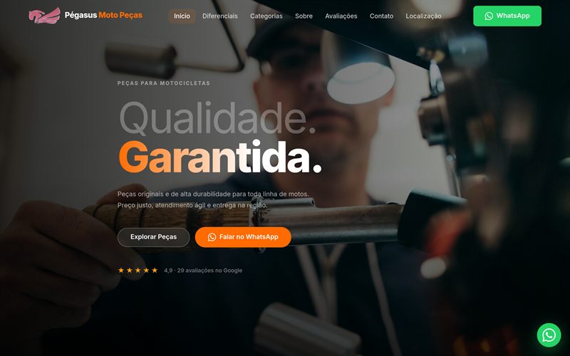Pegasus Moto Peças